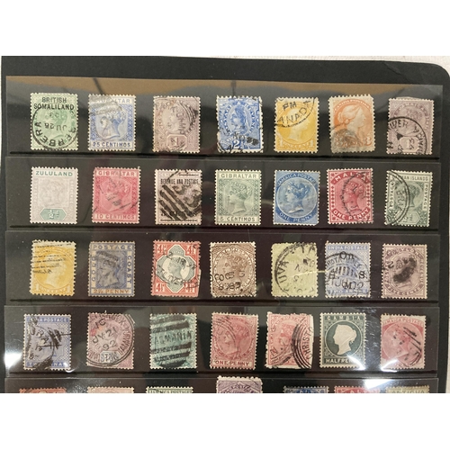 482 - ONE PAGE OF VICTORIAN COMMONWEALTH STAMPS