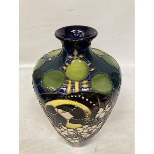 42 - A LARGE MOORCROFT TAMLAINE TRIAL VASE APPROX 33 CM