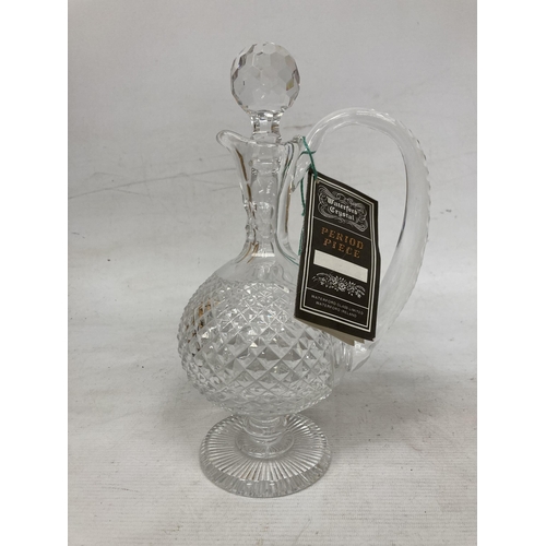 6 - A WATERFORD CRYSTAL MASTER CUTTERS PERIOD PIECE CLARET JUG