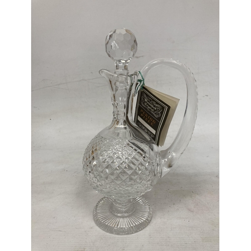 6 - A WATERFORD CRYSTAL MASTER CUTTERS PERIOD PIECE CLARET JUG