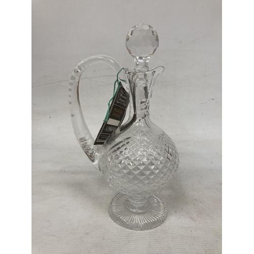 6 - A WATERFORD CRYSTAL MASTER CUTTERS PERIOD PIECE CLARET JUG