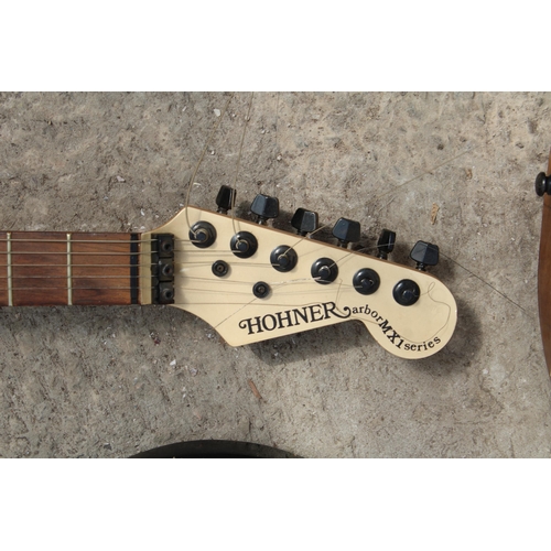 1685 - A HOHNER ARBOR MX1 SERIES ELECTRIC GUITAR