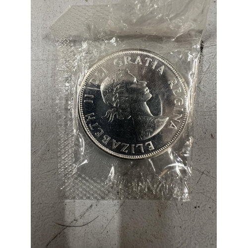 452 - A CANADA 1964 $1 SILVER PROOF COIN, SEALED