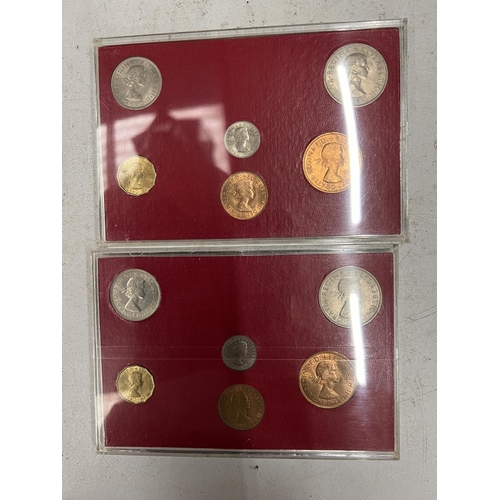 456 - TWELVE UK 1967 CASED COIN SETS