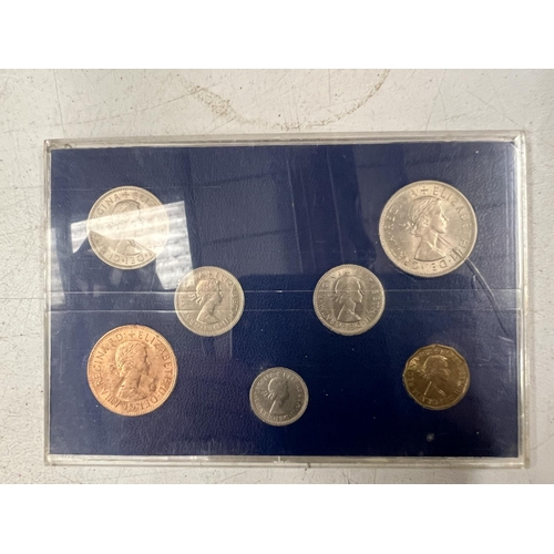 457 - THIRTEEN COINAGE OF GREAT BRITAIN CASED COIN SETS