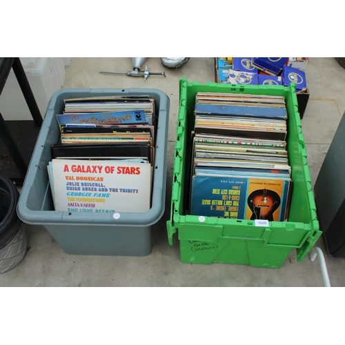 1800 - A LARGE ASSORTMENT OF LP RECORDS