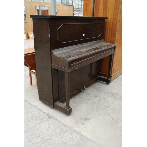 2811 - A CRANE AND SONS OVERSTRUNG PIANO