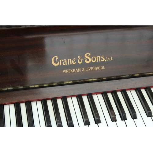 2811 - A CRANE AND SONS OVERSTRUNG PIANO