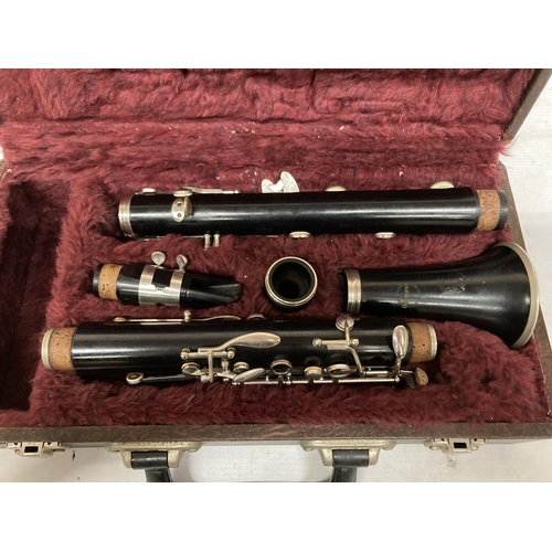 48 - A VINTAGE GRASSI IDA MARIA CLARINET IN CASE