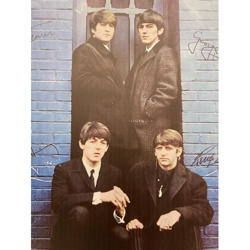 52 - A TIN PLATE BEATLES SIGN