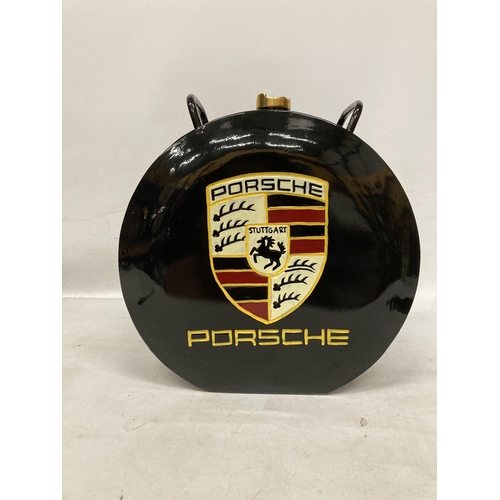 69 - A BLACK PORSCHE PETROL CAN