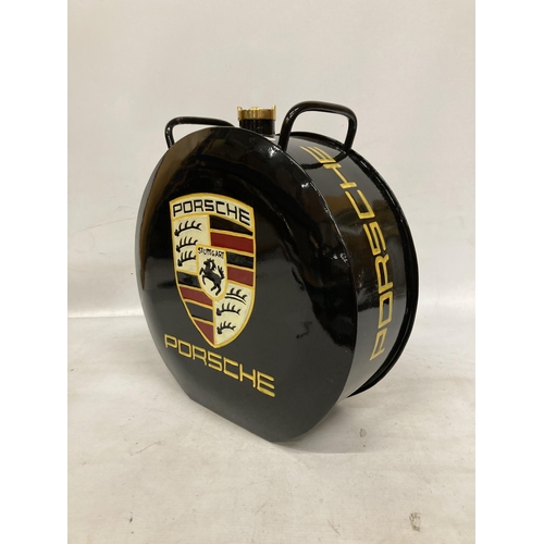 69 - A BLACK PORSCHE PETROL CAN