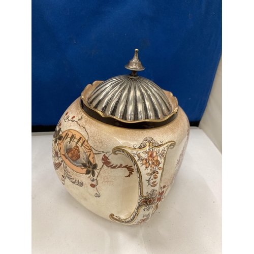 98 - A DOULTON BURSLEM TOLEDO TEA CADDY