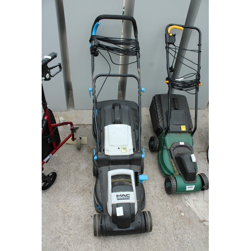 1711 - A MACALLISTER ELECTRIC LAWN MOWER WITH GRASS BOX