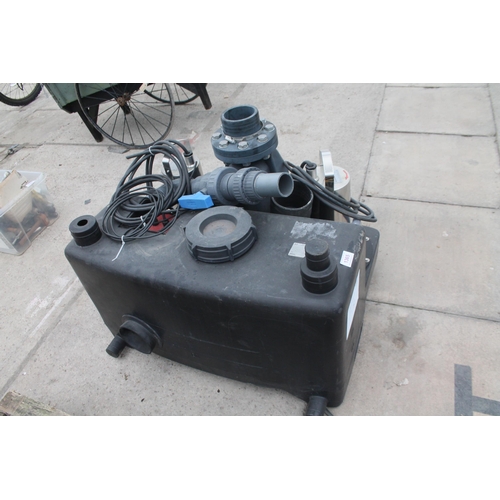 119 - WILO DRAINLIFT M2-8 RV SEWAGE LIFTING UNIT 230V 50HZ , READY FOR CONNECTION SUBMERSIBLE AUTOMATIC DO... 