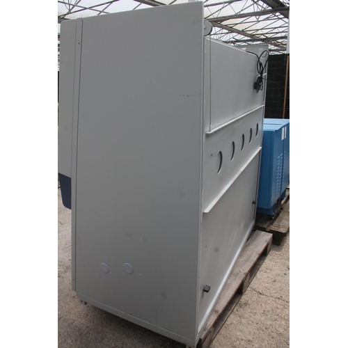 129 - HAIER CLASS II MICROBIOLOGICAL SAFETY CABINET FUME EXTRACTOR .  STAINLESS INTERNALS, HEPA FILTRATION... 