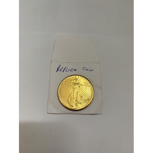 377A - A 1933 TWENTY DOLLAR ST GAUDENS DOUBLE EAGLE REPLICA COIN