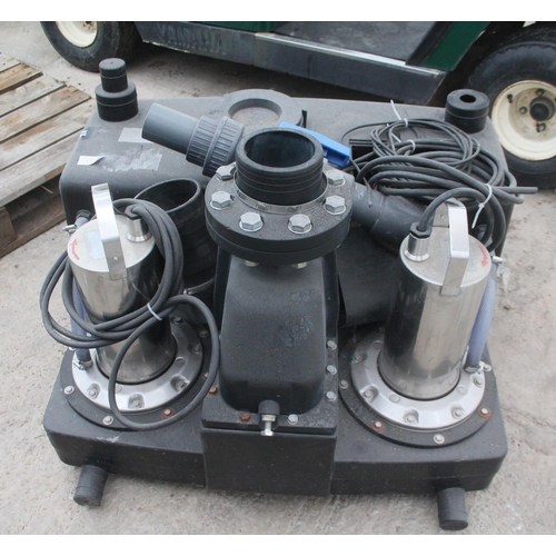 119 - WILO DRAINLIFT M2-8 RV SEWAGE LIFTING UNIT 230V 50HZ , READY FOR CONNECTION SUBMERSIBLE AUTOMATIC DO... 