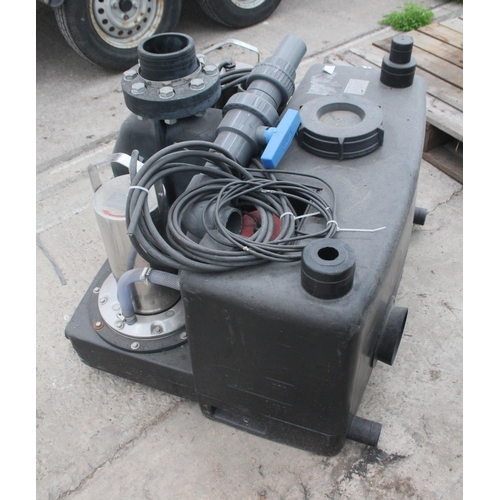 119 - WILO DRAINLIFT M2-8 RV SEWAGE LIFTING UNIT 230V 50HZ , READY FOR CONNECTION SUBMERSIBLE AUTOMATIC DO... 