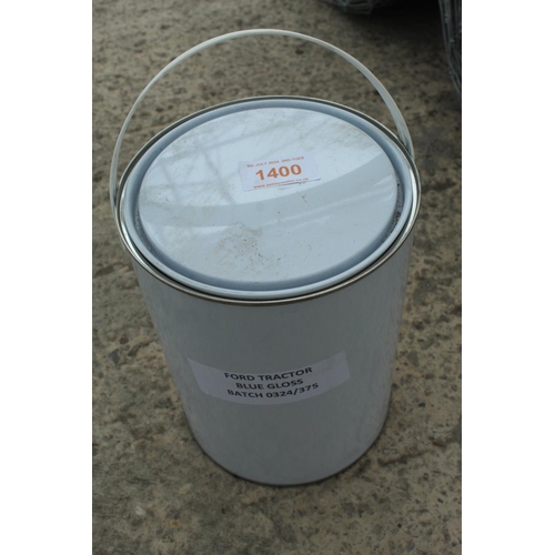 1400 - FORD TRACTOR PAINT 5 LTR  + VAT