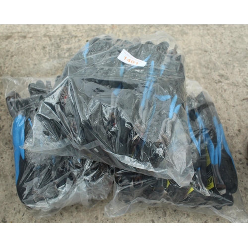 1401 - 36 PAIRS OF GLOVES  + VAT