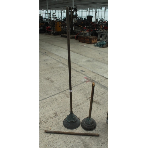 1416 - 2 DOLLY TUB PLUNGERS  NO  VAT