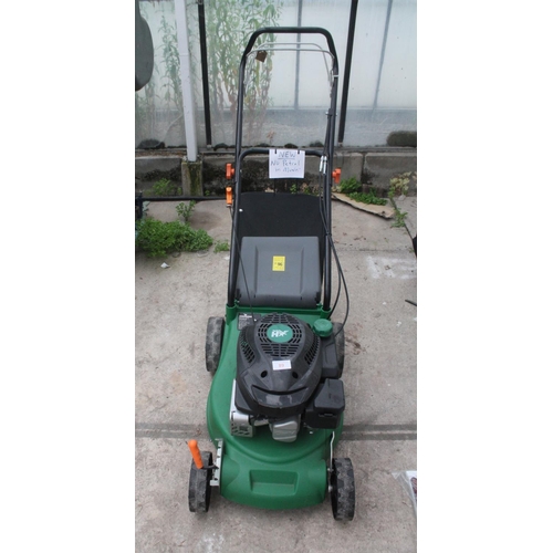 89 - NEW HAWKSMOOR SELF PROPELLED PETROL LAWN MOWER  NO  VAT