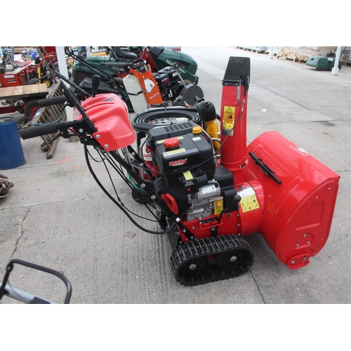 95 - HECHT TRACKED SNOW BLOWER  NO VAT