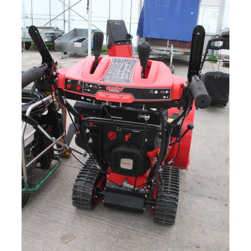 95 - HECHT TRACKED SNOW BLOWER  NO VAT