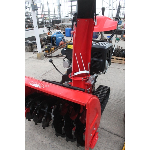 95 - HECHT TRACKED SNOW BLOWER  NO VAT