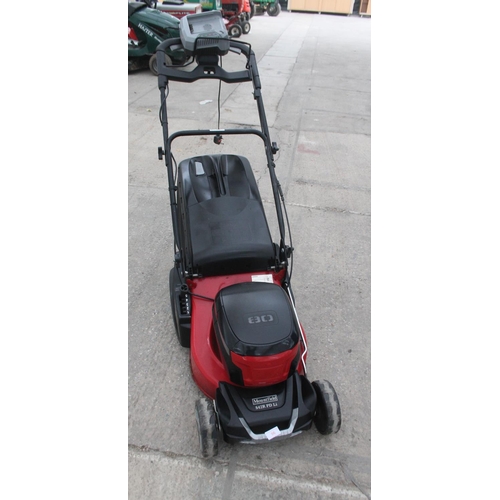 96 - MOUNTFIELD CORDLESS MOWER WITH CHARGER  NO VAT