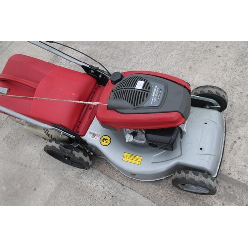 97 - MOUNTFIELD PETROL MOWER WITH HONDA ENGINE  NO VAT