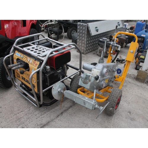 99 - DIESEL JCB POWER PACK WITH CBS CABLE PULLER NO PIPES  NO VAT