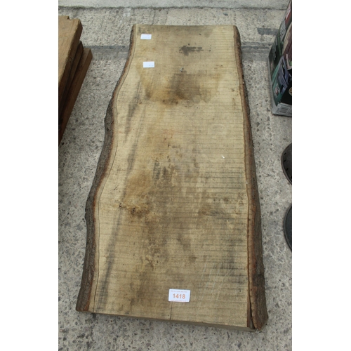 1418 - LIME WOOD PLANK 40 X 17