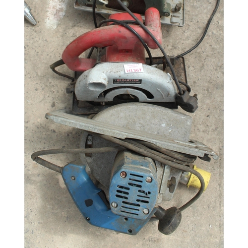 1432 - 4 CIRCULAR SAWS  NO VAT