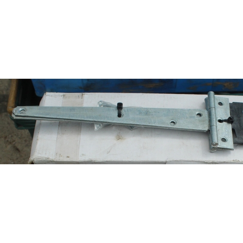 71 - 3 BOXES OF GATE HINGES  + VAT