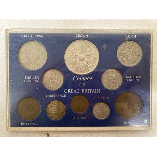 513 - A COINAGE OF GREAT BRITIAN 1953 ELIZABETH II COLLECTION CONTAINING TEN COINS