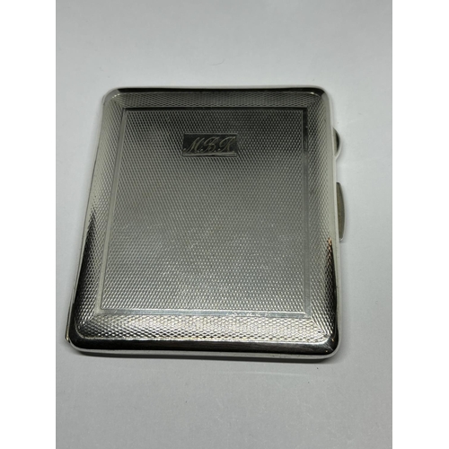 759 - A SILVER PLATED CIGARETTE CASE