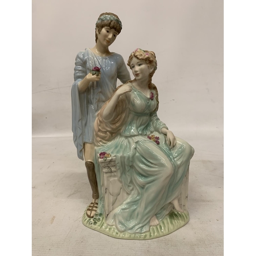 881 - A LIMITED EDITION NO. 634 WEDGWOOD FIGURE FROM THE CLASSICAL COLLECTION - ADORATION