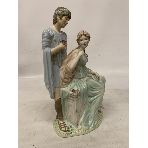 881 - A LIMITED EDITION NO. 634 WEDGWOOD FIGURE FROM THE CLASSICAL COLLECTION - ADORATION