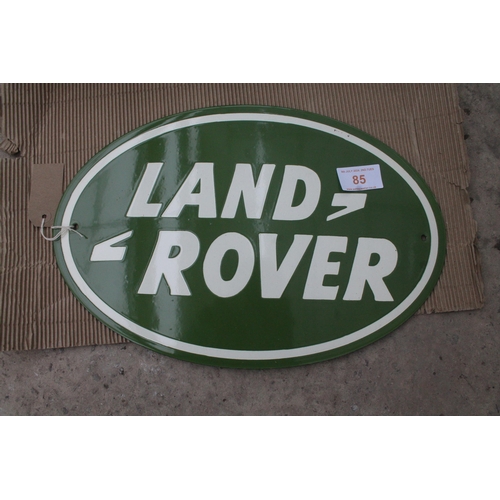 85 - LAND ROVER SIGN  NO VAT