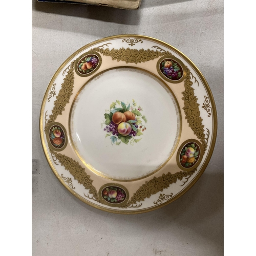 264 - A HANDPAINTED CHINA CABINET PLATE