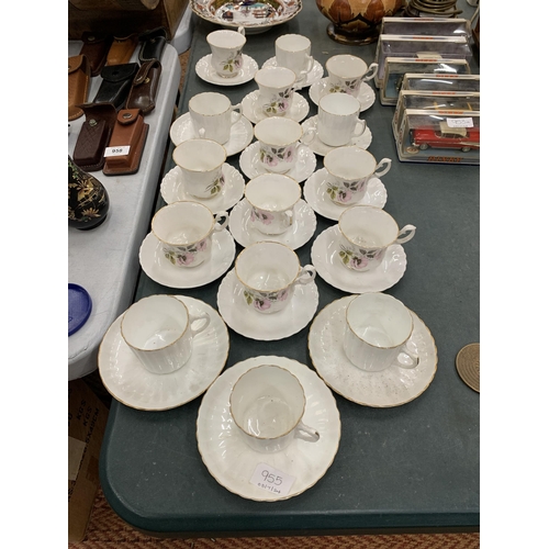 267 - A LARGE QUANTITY OF CHINA CUPS AND SAUCERS