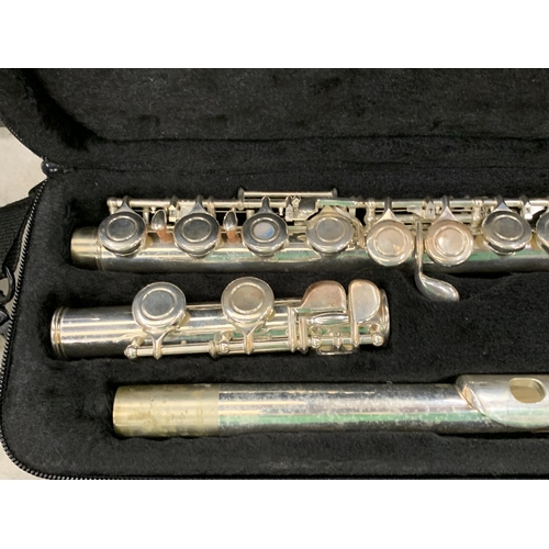 217 - TWO FLUTES - ELKHART BY VINCENT BACH INTERNATIONAL IN CASES