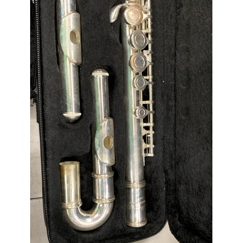 217 - TWO FLUTES - ELKHART BY VINCENT BACH INTERNATIONAL IN CASES