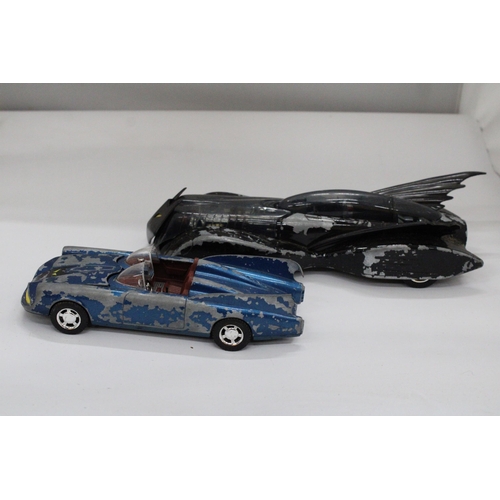 242 - TWO VINTAGE CORGI BATMOBILES