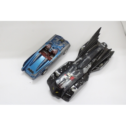 242 - TWO VINTAGE CORGI BATMOBILES