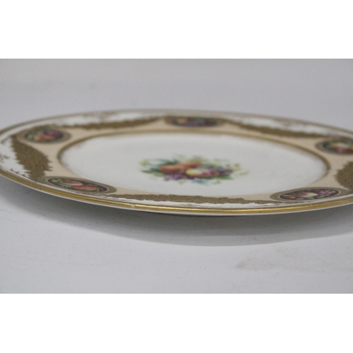 264 - A HANDPAINTED CHINA CABINET PLATE