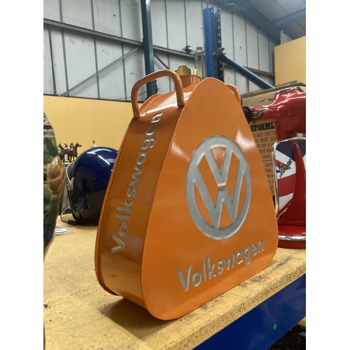 57 - AN ORANGE VW PETROL CAN