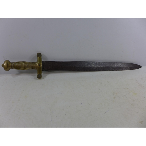 446 - A FRENCH MODEL 1831 INFANTRY SWORD, 48CM BLADE, LENGTH 63CM